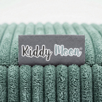 KiddyMoon Coussin Sauteur Enfant Mini Trampoline Interieur Rembourrage A Ressorts Housse Amovible En Tissu Cotele Deux Poignees Des 3 Ans, Vert, Mini Trampoline