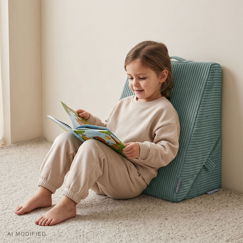 KiddyMoon coussin modulable enfant en polyester, vert, M