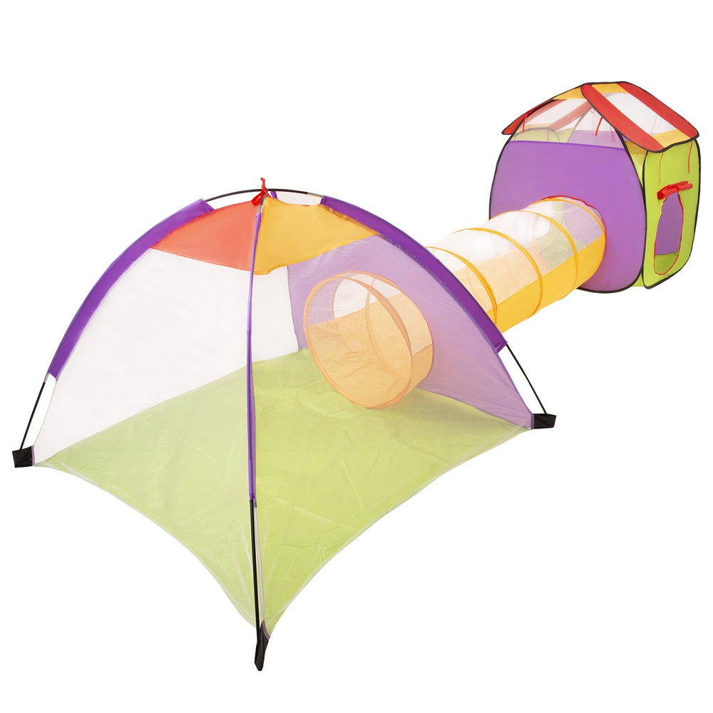 Littletom Double Tente À Boules Avec Tunnel Jouet 260x90x100cm Incl 200 Balles 4057216040616 Littletom Double Tente À Boules Avec Tunnel Jouet 260x90x100cm Incl 200 Balles 4057216040616