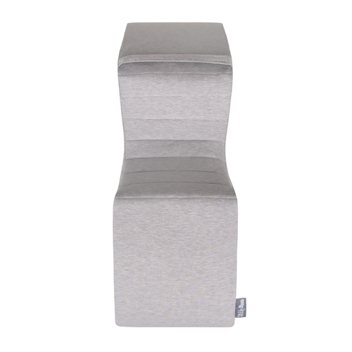 KiddyMoon Hopper Bascule-Sauteur pour les Enfants Bébé Balancelle Bean, gris clair, 78x35x25cm
