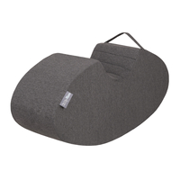 KiddyMoon Hopper Bascule-Sauteur pour les Enfants Bébé Balancelle Bean, gris foncé, M