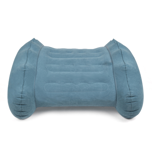 KiddyMoon Bascule gonflable PVC jouet sensoriel, bleu, L