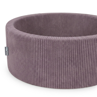 KiddyMoon Piscine Bébé 90 X 30 Cm Sans Balles, Piscine À Balles Pour Bébé Et Enfant, Piscine Enfant En Mousse Douce, Housse Côtelée Lavable, Violet: Sans balles, 90x30/SANSballes