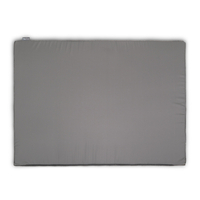 KiddyMoon Tapis de jeu doux pour enfant, antidérapant, rectangulaire, gris clair