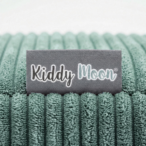 KiddyMoon Coussin Sauteur Enfant Mini Trampoline Interieur Rembourrage A Ressorts Housse Amovible En Tissu Cotele Deux Poignees Des 3 Ans, Vert, Mini Trampoline