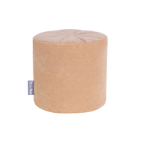 KiddyMoon Aire De Jeux En Mousse Modulable Pour Enfants Avec Housses Amovibles Résistantes Et Matériaux Doux Favorisant Imagination Et Créativité, rose des sables, Pouf