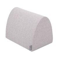 KiddyMoon aire de jeux en mousse colline/tunnel/rampe L/semi-rouleau L, gris clair, Multi-Taille