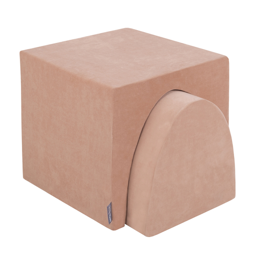 KiddyMoon Aire De Jeux En Mousse Modulable Pour Enfants Avec Housses Amovibles Résistantes Et Matériaux Doux Favorisant Imagination Et Créativité, rose des sables, Multi-Taille