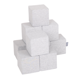 KiddyMoon Aire de Jeux Cubes Pente et Marche PPZ-253, , Multi-Taille