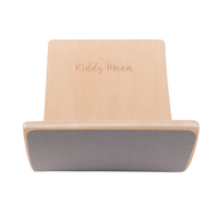 KiddyMoon Planche D'équilibre pour Enfants Planche à Balancer Montessori, Naturelle, 83x29,5x1,7 cm/Felt