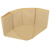 Bassin à balles pliable Polyester parc bébé aire de jeu, beige clair, 