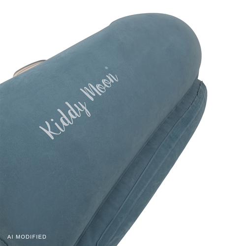 KiddyMoon Gonflable Fauteuil Sensoriel Enfant Avec Poignées Et Pompe, bleu, M