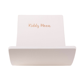 KiddyMoon Planche D'équilibre pour Enfants Planche à Balancer Montessori, Blanc, 83x29,5x1,4 cm