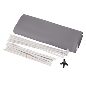 Tipi Tente de Jeu avec Balles Maison de Jeu pour Enfants, grises et blanches rayures:gris/blanc/transp/bblue, 200 Balles