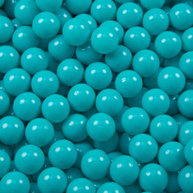 KiddyMoon Balles pour Piscine Colorées ∅6cm Plastique Enfant Bébé Fabriqué en EU, turquoise, 100 Balles/6cm