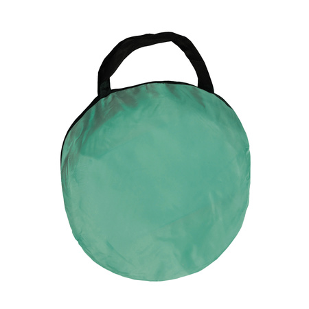 Tente Château Pour Enfants Tente de Jeu Avec Balles Colorées Jouet Cabane Pop-up Château Facile À Monter Maison de Jeu Pour Intérieur et Extérieur, menthe:blanc/gris/menthe/rose poudré, 105x90cm/200 balles