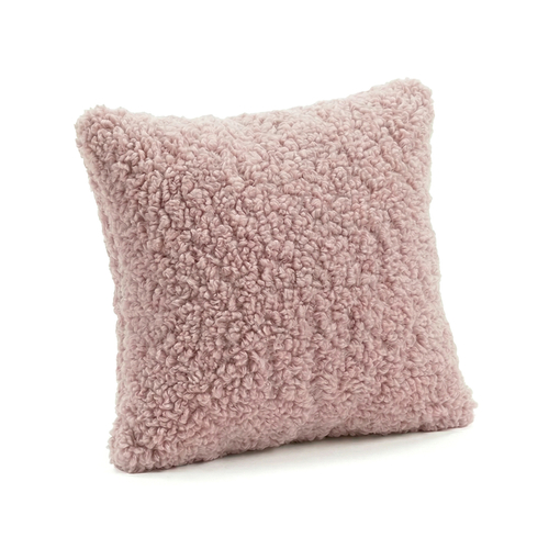 KiddyMoon Lot de 2 Coussins Décoratifs pour Enfant Et Housse Teddy Chambre Enfant, rose, 2 Oreillers