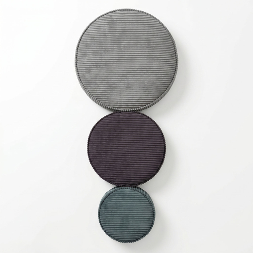 KiddyMoon Ensemble 3 Modules en Mousse pour Enfants pour Chambre D'enfant, zielony-fioletowy-jasnoszary