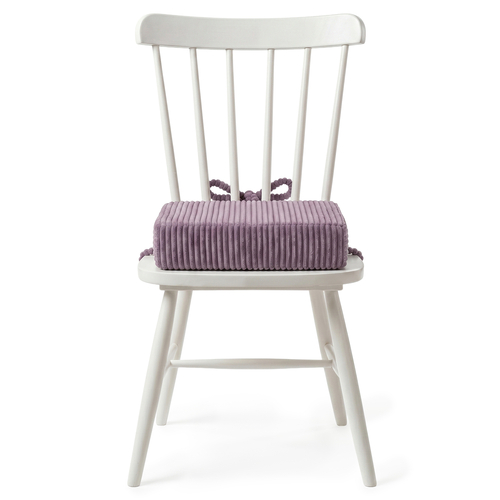 KiddyMoon Coussin Rehausseur De Chaise Enfant, Assise Rehaussée 10 Cm Avec Housse Lavable Et Liens d’Attache, violet, 33x33x10