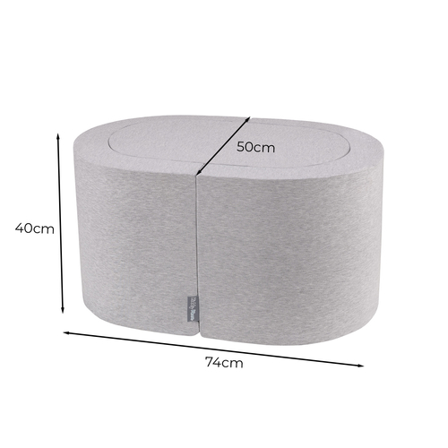 KiddyMoon Ensemble Fauteuils + Table en Mousse pour Enfants Fabriqué en UE, , Set Fauteuils + Table