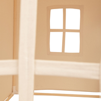 KiddyMoon Tente de Jeu Pour Enfants Maison De Jeu Pliable Tente Enfant Espace Créatif Pour Enfants Coin Douillet Idéal Pour Jouer À L’Intérieur Et À L’Extérieur, naturel, SANSballes