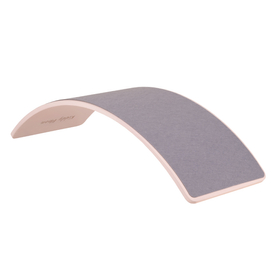 KiddyMoon Planche D'équilibre pour Enfants Planche à Balancer Montessori, Rose, 83x29,5x1,7 cm/Felt
