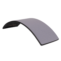 KiddyMoon Planche D'équilibre pour Enfants Planche à Balancer Montessori, Noir, 83x29,5x1,7 cm/Felt