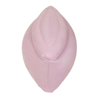 KiddyMoon Gonflable Fauteuil Sensoriel Enfant Avec Poignées Et Pompe, rose, M