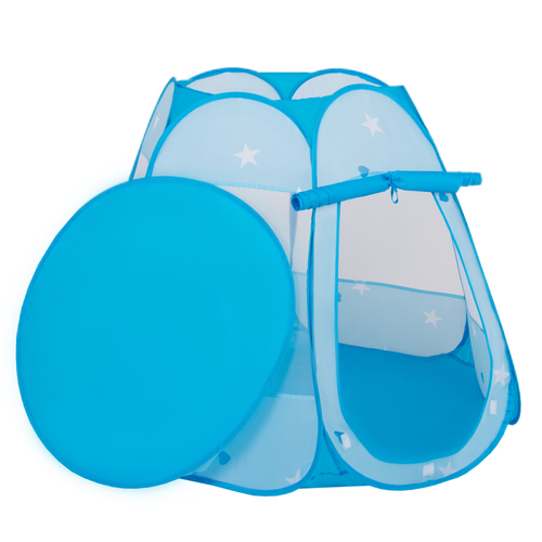 Tente De Jeu Avec Tunnel Pop Up Stimule Fantaisie Et Mouvement, bleu, tunnel + tente