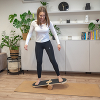 Tapis en Liège pour Yoga Surface Antidérapante Structure Naturelle Tapis d'exercice Durable et Polyvalent Perfect pour la Méditation ou les Exercices, Naturel, 49,4x40,4x91,5 cm