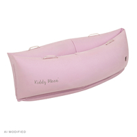 KiddyMoon Gonflable Fauteuil Sensoriel Enfant Avec Poignées Et Pompe, rose, M
