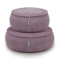 KiddyMoon pouf rond en polyester pour chambre d'enfant, violet, M