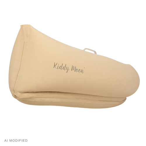 KiddyMoon Gonflable Fauteuil Sensoriel Enfant Avec Poignées Et Pompe, beige, L