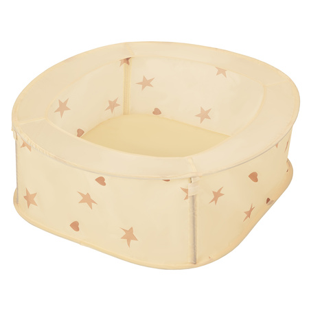 NK-200X piscine aire de jeux pliable, beige clair, Sans Balles