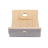 KiddyMoon Planche D'équilibre Corde pour Enfants Planche À Balancer BB-004, naturalny, planche