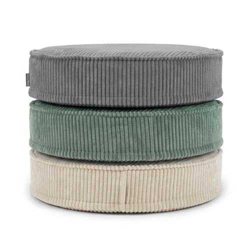 KiddyMoon Ensemble 3 Modules en Mousse pour Enfants pour Chambre D'enfant, vert-beige-gris foncé, Mx3