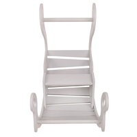 KiddyMoon Bascule pour Enfants Rocker Bébé Balancelle, gris, 90,6x39x69 cm