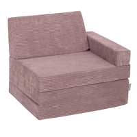 KiddyMoon Fauteuil Enfant Convertible en Mousse, Fauteuil pour Enfants Chaise pour Chambre d'Enfants Matelas Pliable Matelas Fauteuil Relax Fauteuil Douillet, , 70x55x30 cm