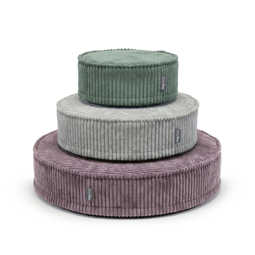 KiddyMoon Ensemble 3 Modules en Mousse pour Enfants pour Chambre D'enfant, zielony-jasnoszary-fioletowy