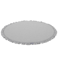 KiddyMoon Tapis de Jeu Pour Enfants Montessori Tapis en Mousse Bébé Épais et Doux Tapis Rampant Ramper Enfant Jouet Couverture Baby Tapis d'éveil, Fabriqué en UE, gris clair, XL