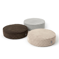 KiddyMoon Ensemble 3 Modules en Mousse pour Enfants pour Chambre D'enfant, gris clair-beige-brun, Mx3