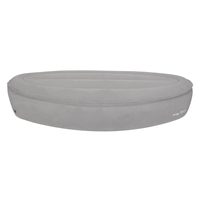 KiddyMoon Gonflable Fauteuil Sensoriel Enfant Avec Poignées Et Pompe, gris, XL