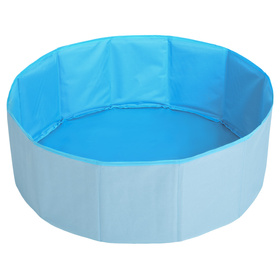 piscine à balles multicolores piscine pliable pour les enfant, bleu: perle/gris/transparent/babyblue/menthe, 100 balles