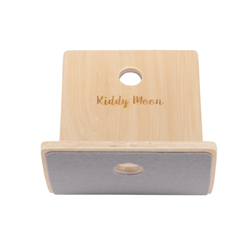 KiddyMoon Planche D'équilibre Corde pour Enfants Planche À Balancer BB-004, naturalny, planche