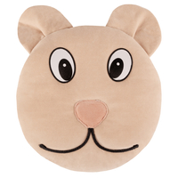 KM-DC-59 coussin pour enfants peluche animal oreiller KiddyMoon, beige, UNI