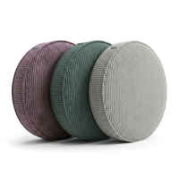 KiddyMoon Ensemble 3 Modules en Mousse pour Enfants pour Chambre D'enfant, vert-gris clair-violet, Lx3