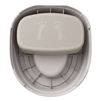 KiddyMoon Pot de Toilette pour Enfants Antidérapante Couvercle Verrouillable, beige, UNI
