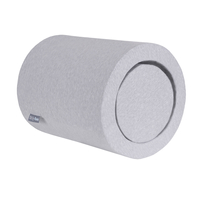 KiddyMoon Aire De Jeux En Mousse Modulable Pour Enfants Avec Housses Amovibles Résistantes Et Matériaux Doux Favorisant Imagination Et Créativité, gris clair, Tonneau/Rouleau