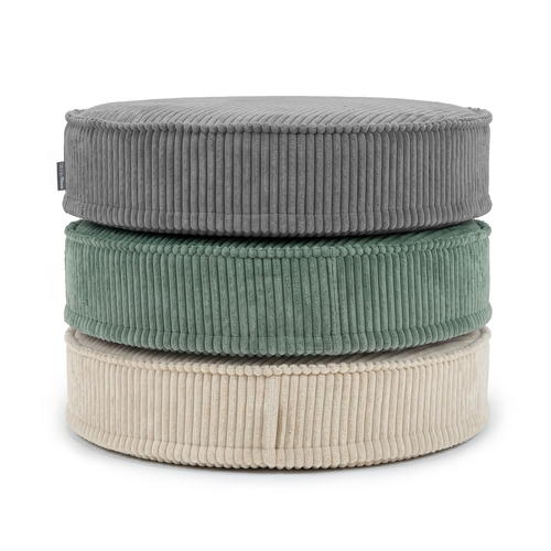 KiddyMoon Ensemble 3 Modules en Mousse pour Enfants pour Chambre D'enfant, vert-beige-gris foncé, Lx3