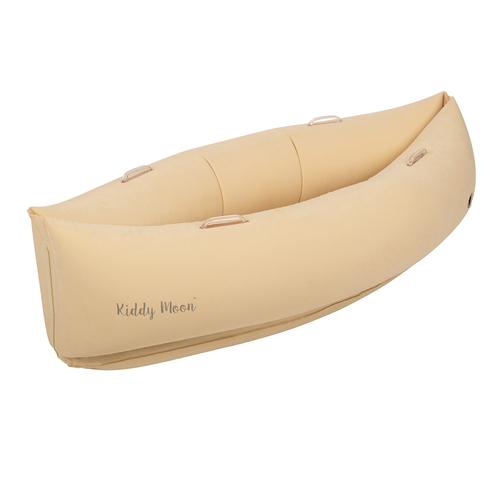 KiddyMoon Gonflable Fauteuil Sensoriel Enfant Avec Poignées Et Pompe, beige, L